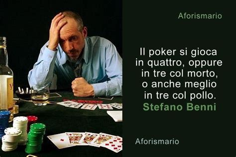 frasi poker sulla vita